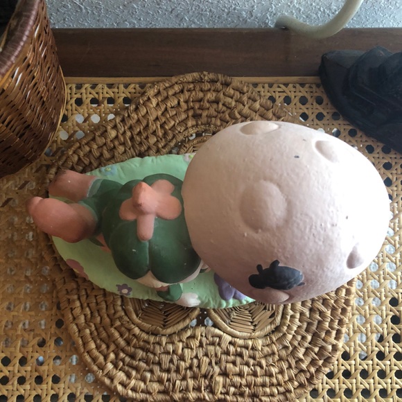 Hand-painted 70s Mushroom & Pixie Pottery - Picture 8 of 9